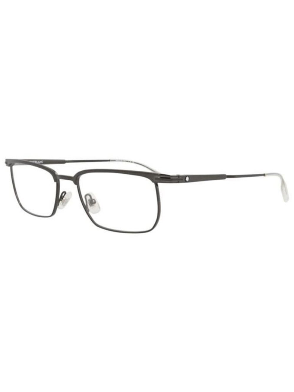 New Montblanc Mens Square/Rectangle Ruthenium Ruthenium Transparent Fashion Desi
